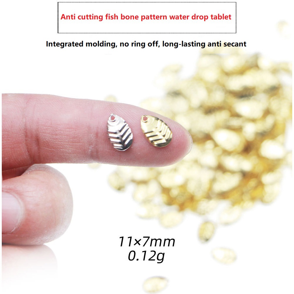 Baitcasting Reel - 50 pièces/lot bricolage pêche Spinner paillettes