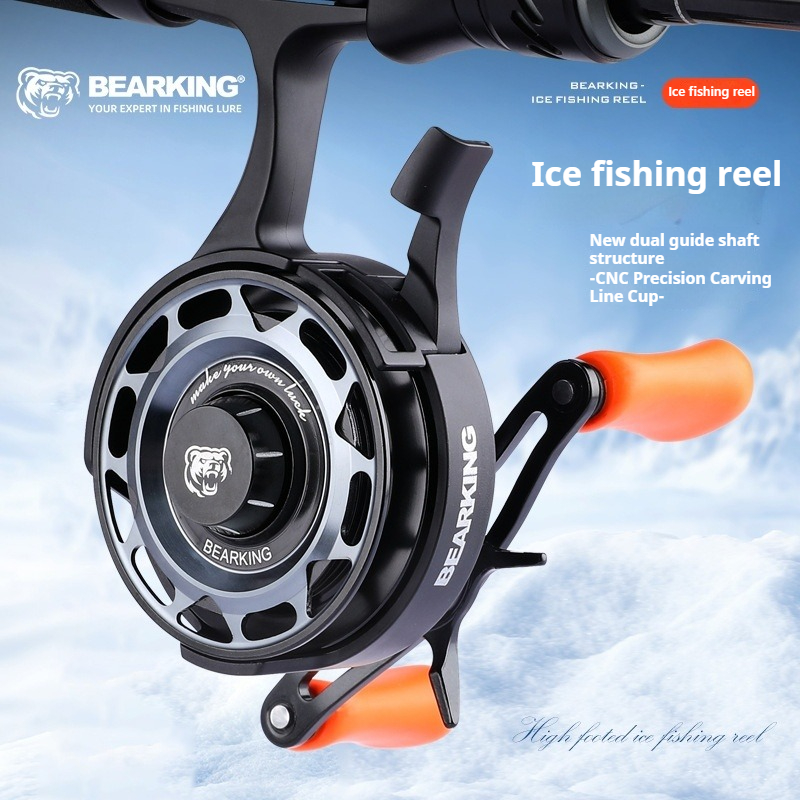 Spincast Reel - Moulinet de pêche sur glace d'hiver,