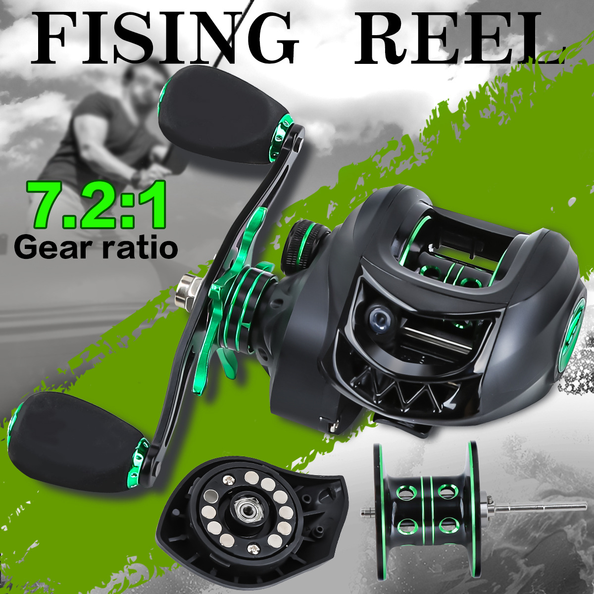 Roue de pêche DW135, modèle go - Baitcasting Reel avis et prix